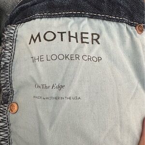Mother The Looker crop jeans “On the Edge” Size 26